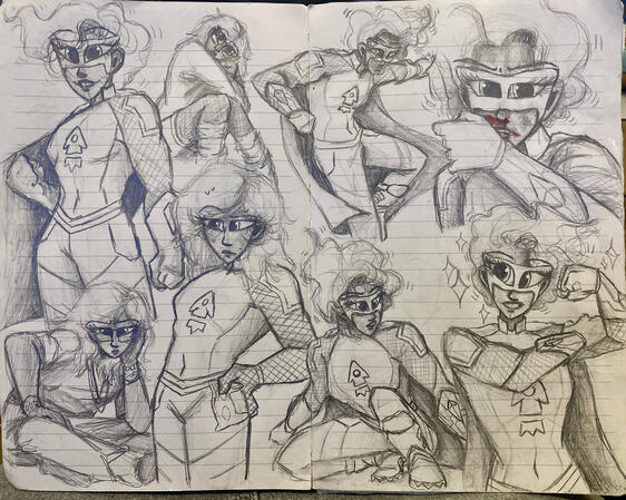 (OCs) Superhero AU pt 2
