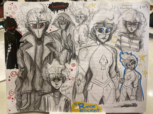 (OCs) Superhero AU pt 1